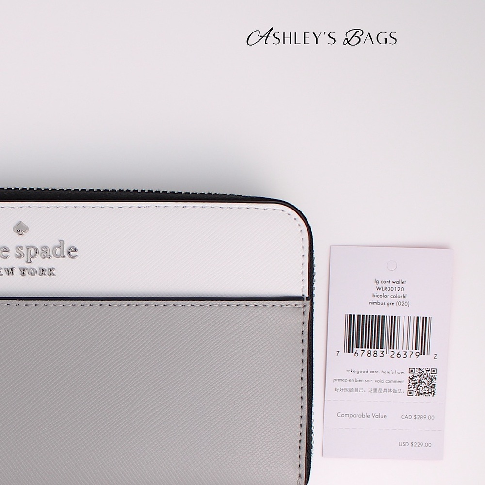 Kate Spade Colorblock Large Continental Wallet - Picture 3 of 4